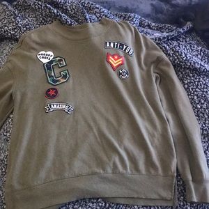 Army colored sweater! You can offer!